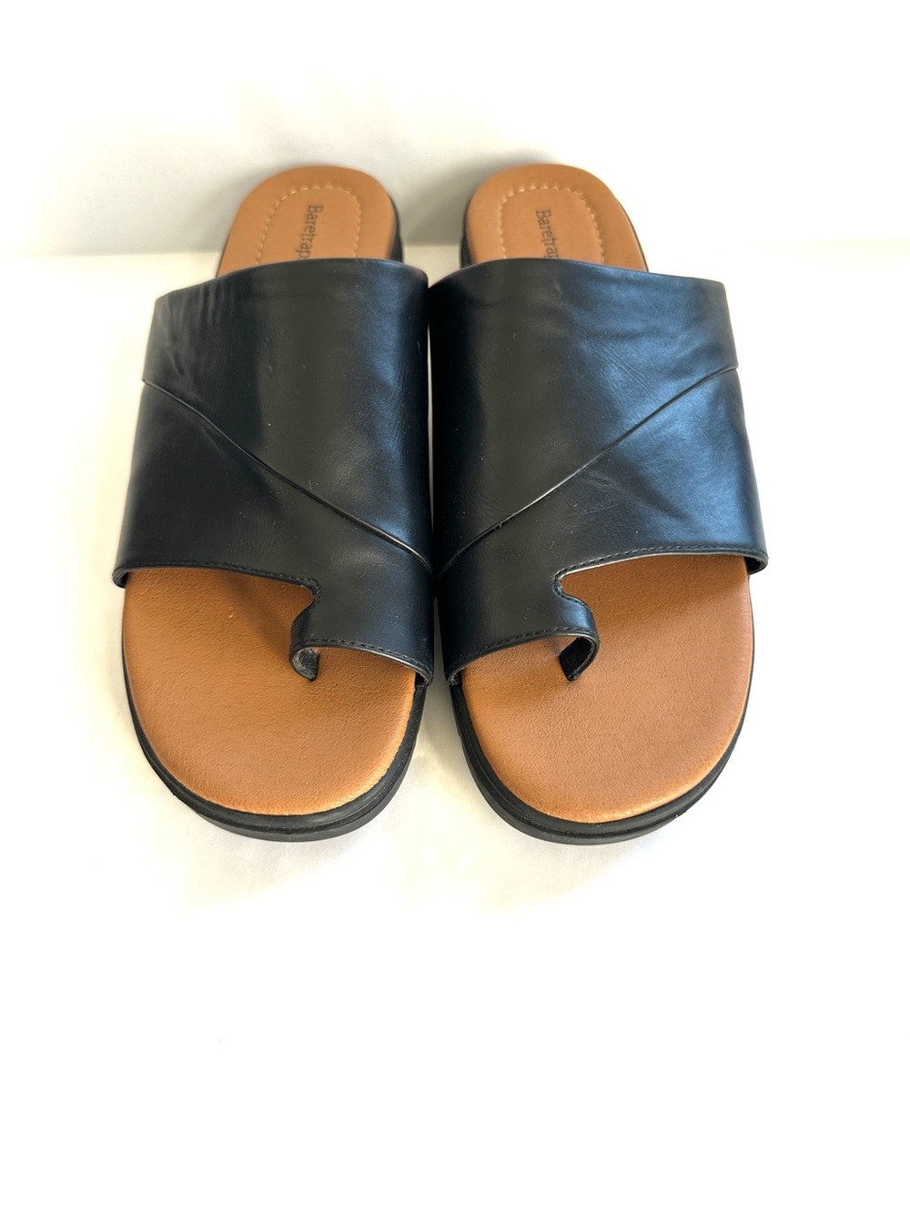 BARETRAPS RUMI TOE-RING THONG VEGAN LEATHER Y2K -esque COMFORT SANDAL NEW Sz9.5